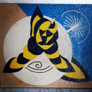 burj khalifah and the palm dubai in Mosiacs