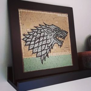 stark games of thrones in mosaic