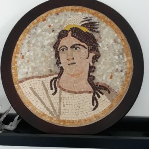 Thalia - Greek goddesses of music in Mosaic